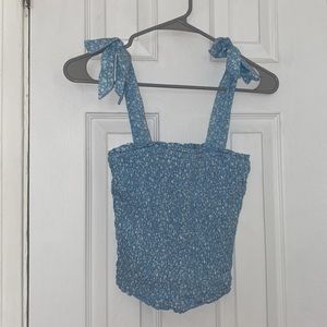 Abercrombie blue tank tube top